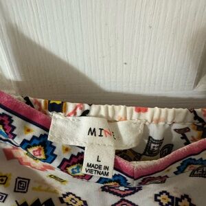 Mine Multicolor Patterned Mini Dress